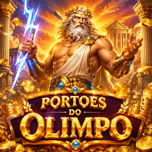 Capa do slot Gates of Olympus com o personagem Zeus