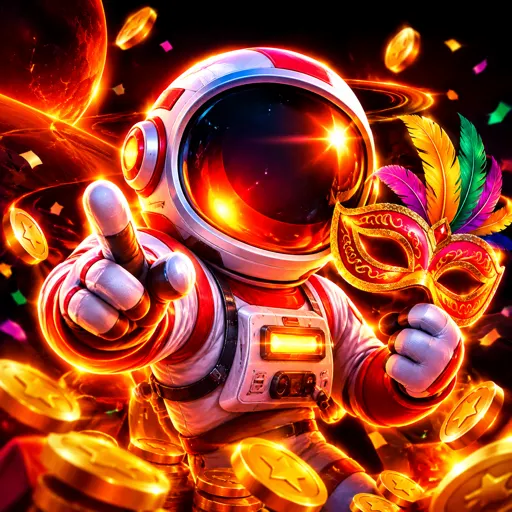capa do jogo Spaceman da Pragmatic Play com o astronauta flutuando